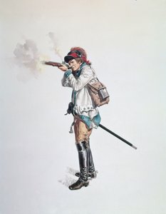 Einer von Washingtons 3. Kontinentaldragonern